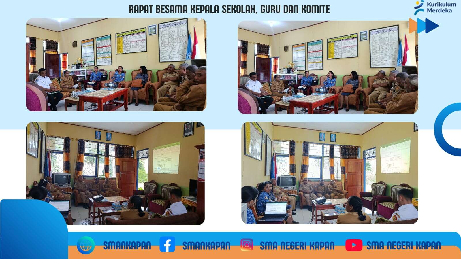 Rapat Besama Kepala Sekolah, Guru Dan Komite